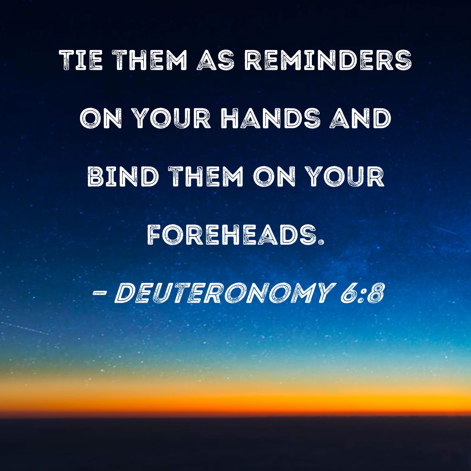 And You Shall Bind Them as a Sign - וּקְשַׁרְתָּ֥ם לְא֖וֹת