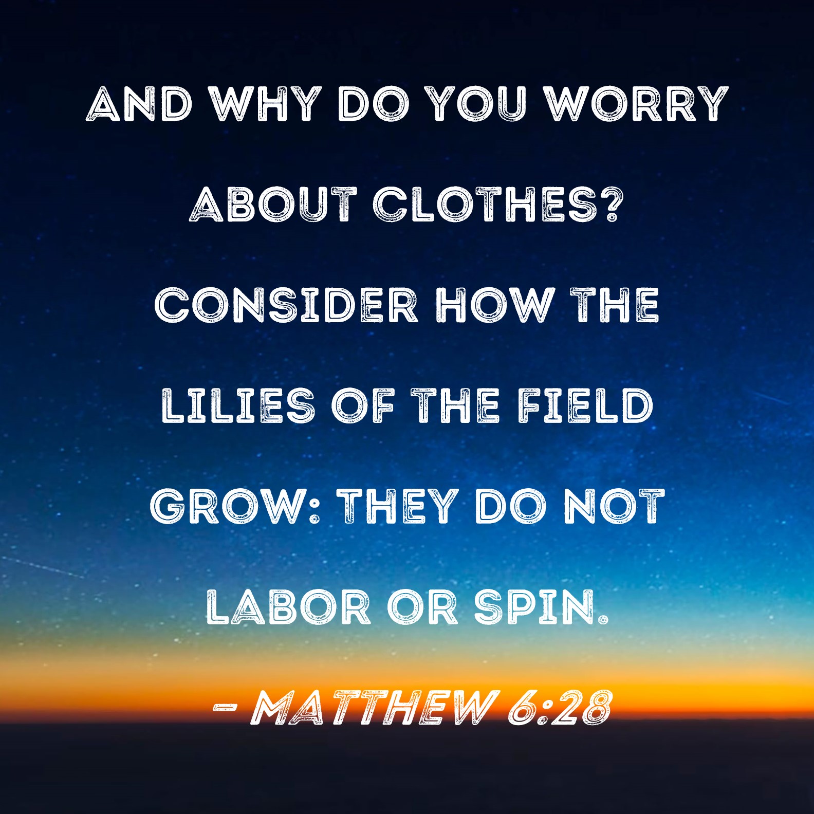 Matthew 6 28 And Why Do You Worry About Clothes Consider How The 