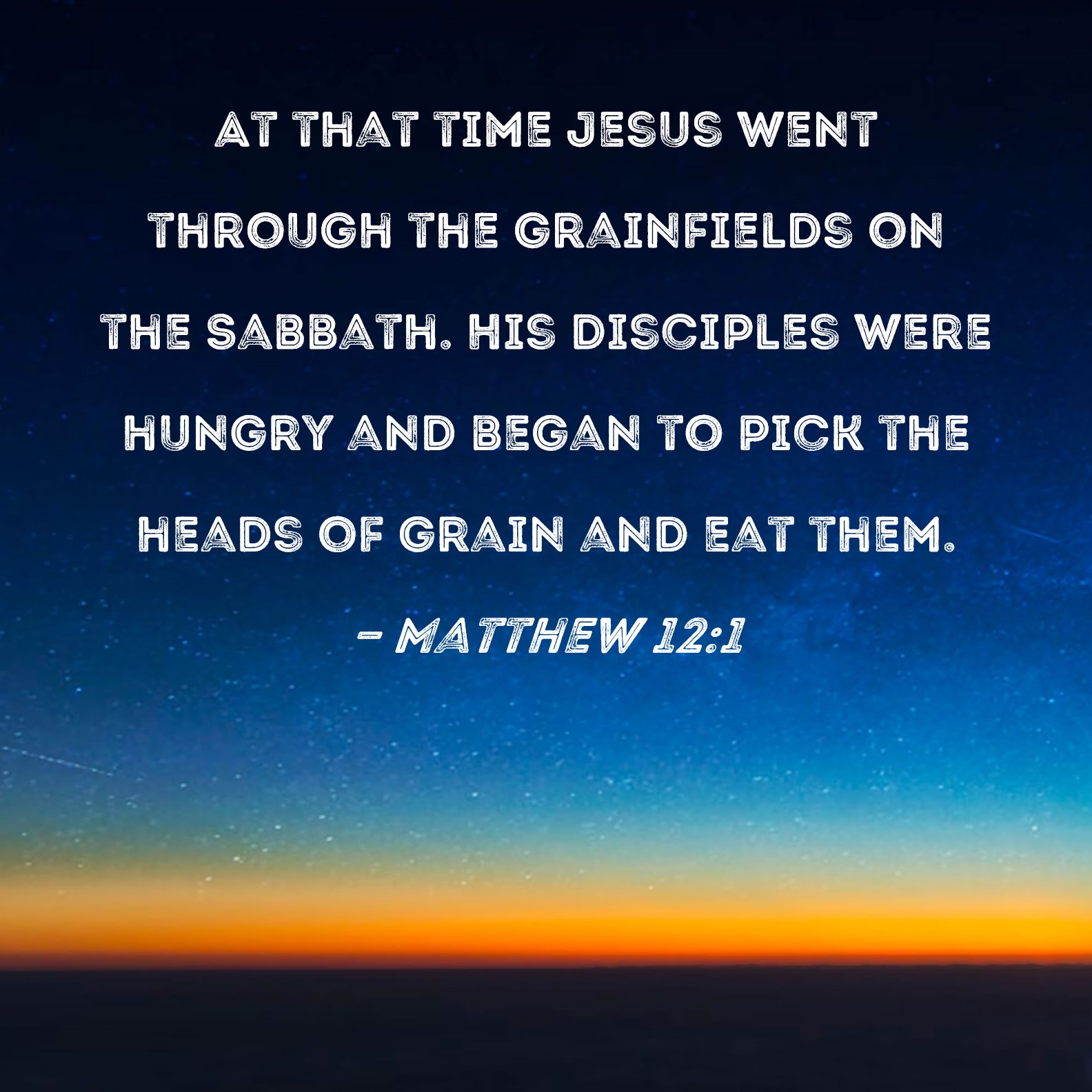 jesus sabbath day