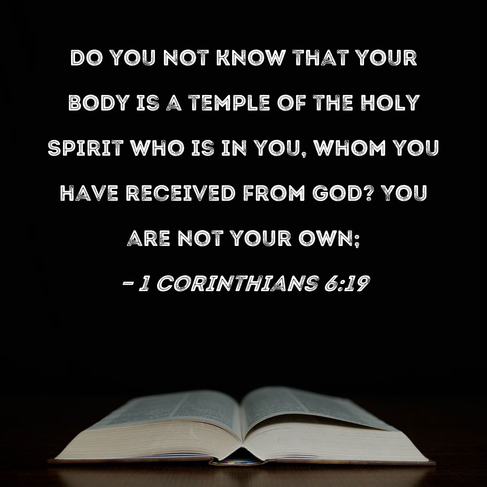 1 Coríntios 6:19-20 - Bíblia