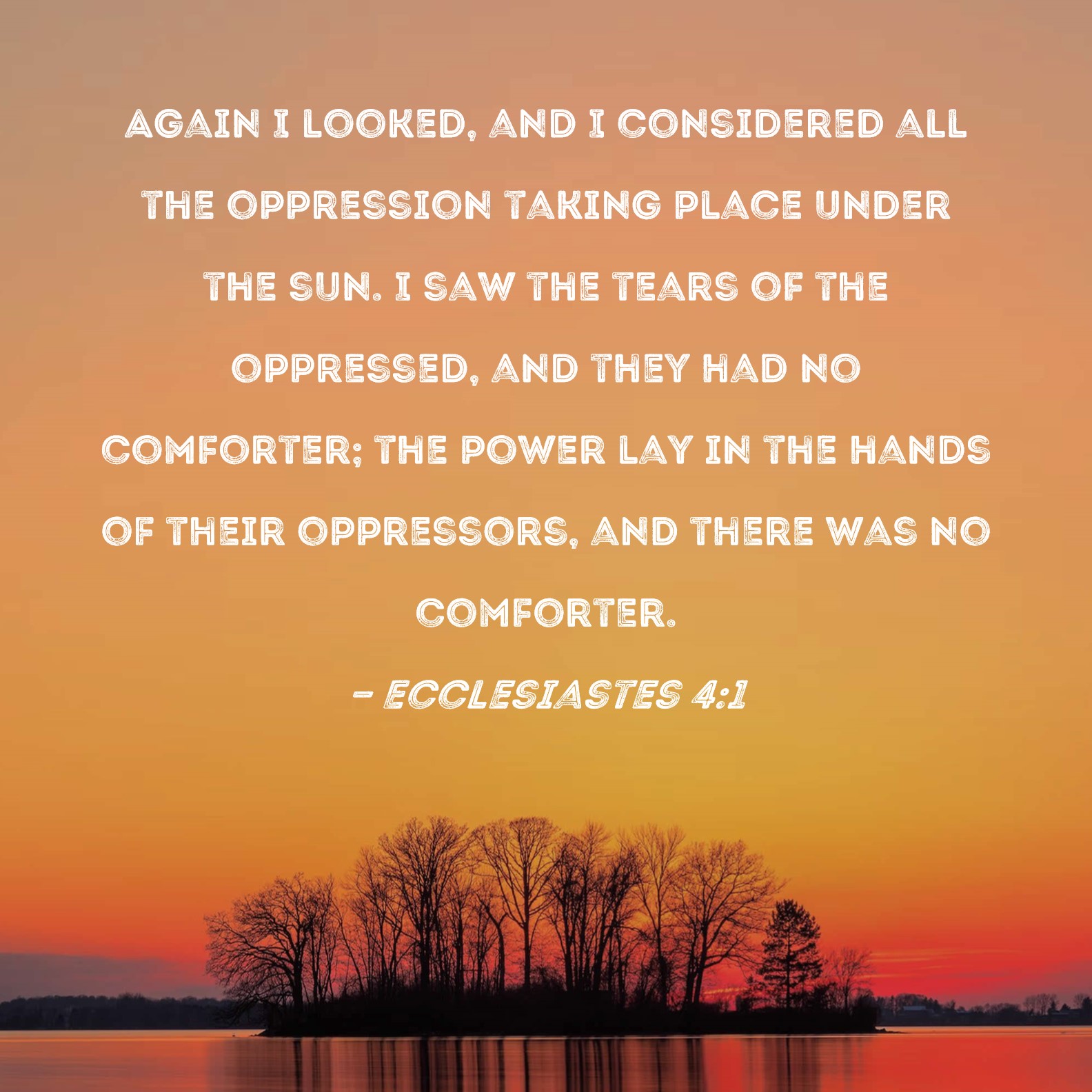 4] Oppressed because Weak Body but Has Power of God 