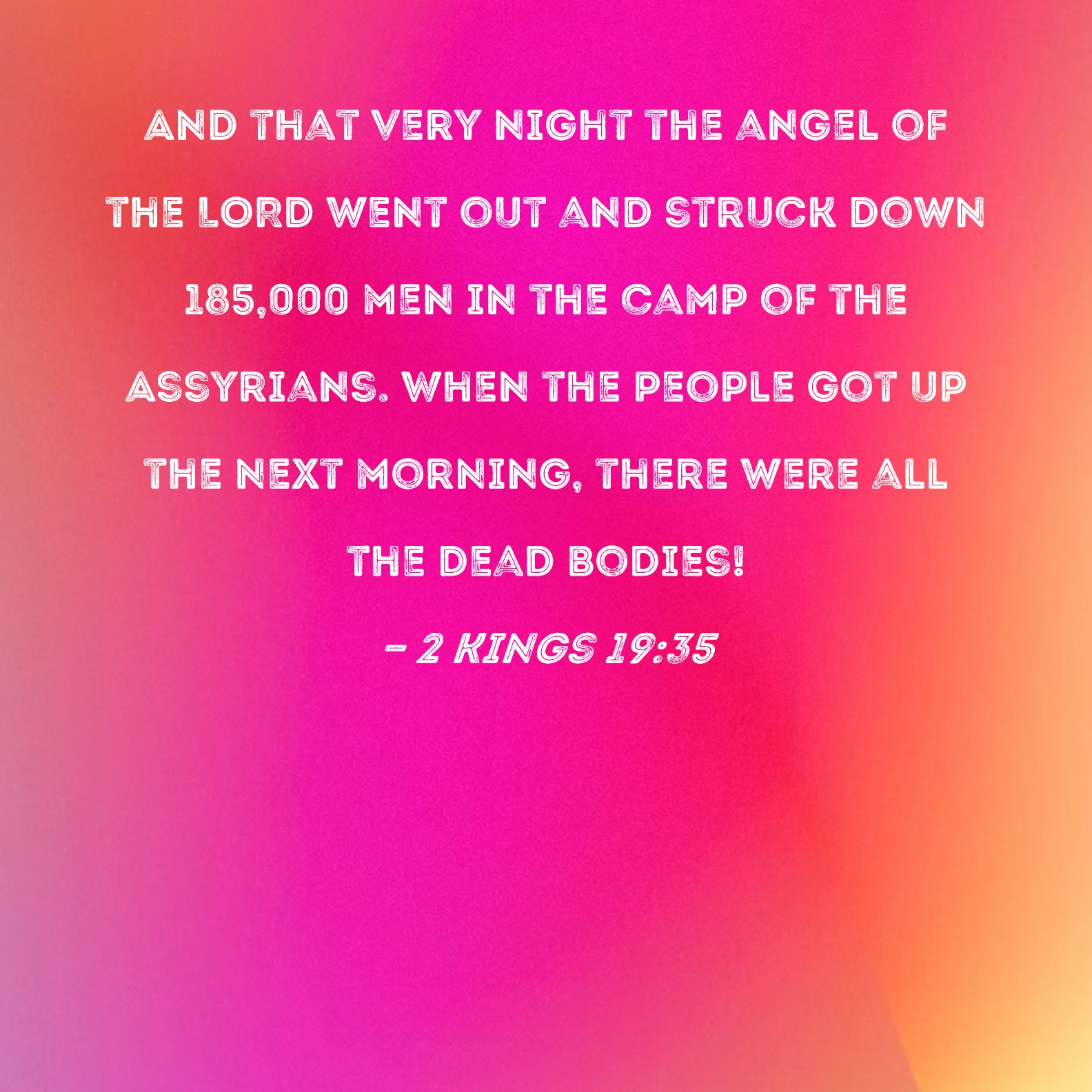 WHAT SHOCKED THE ANGEL OF DEATH? 