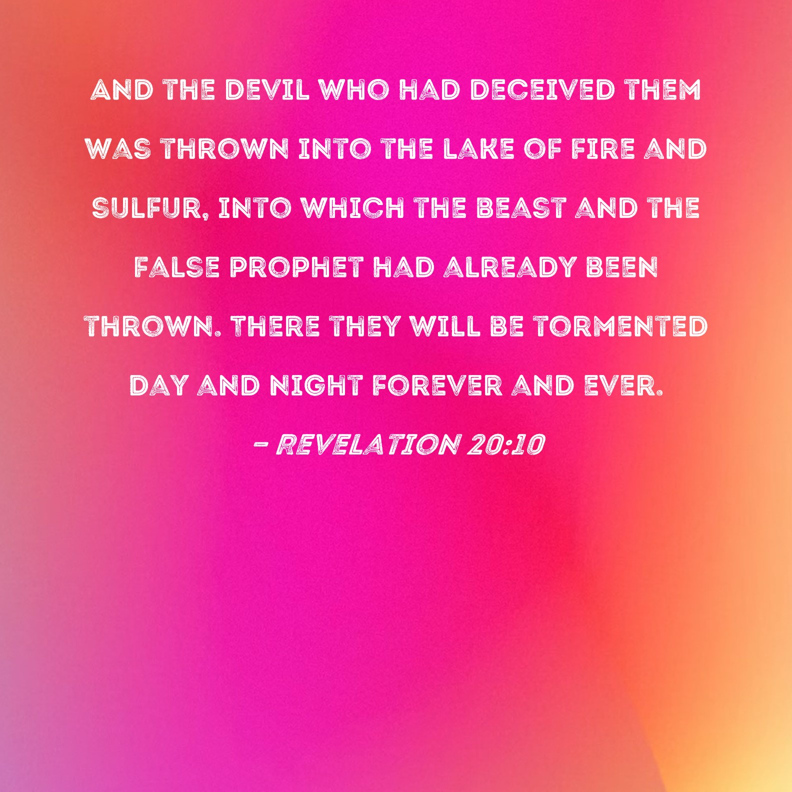 lake of fire revelation