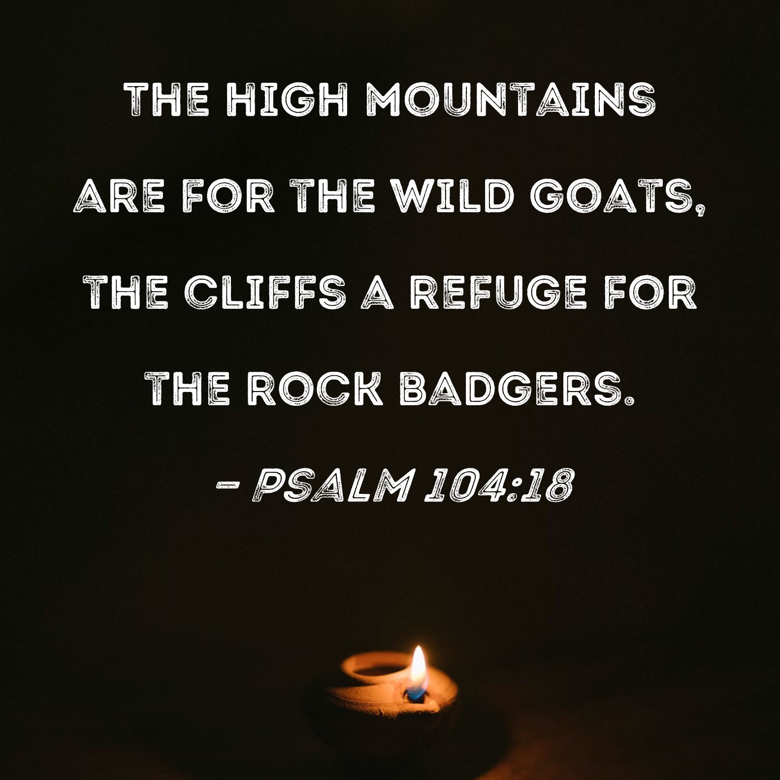 The Wilds  All to the Glory of God