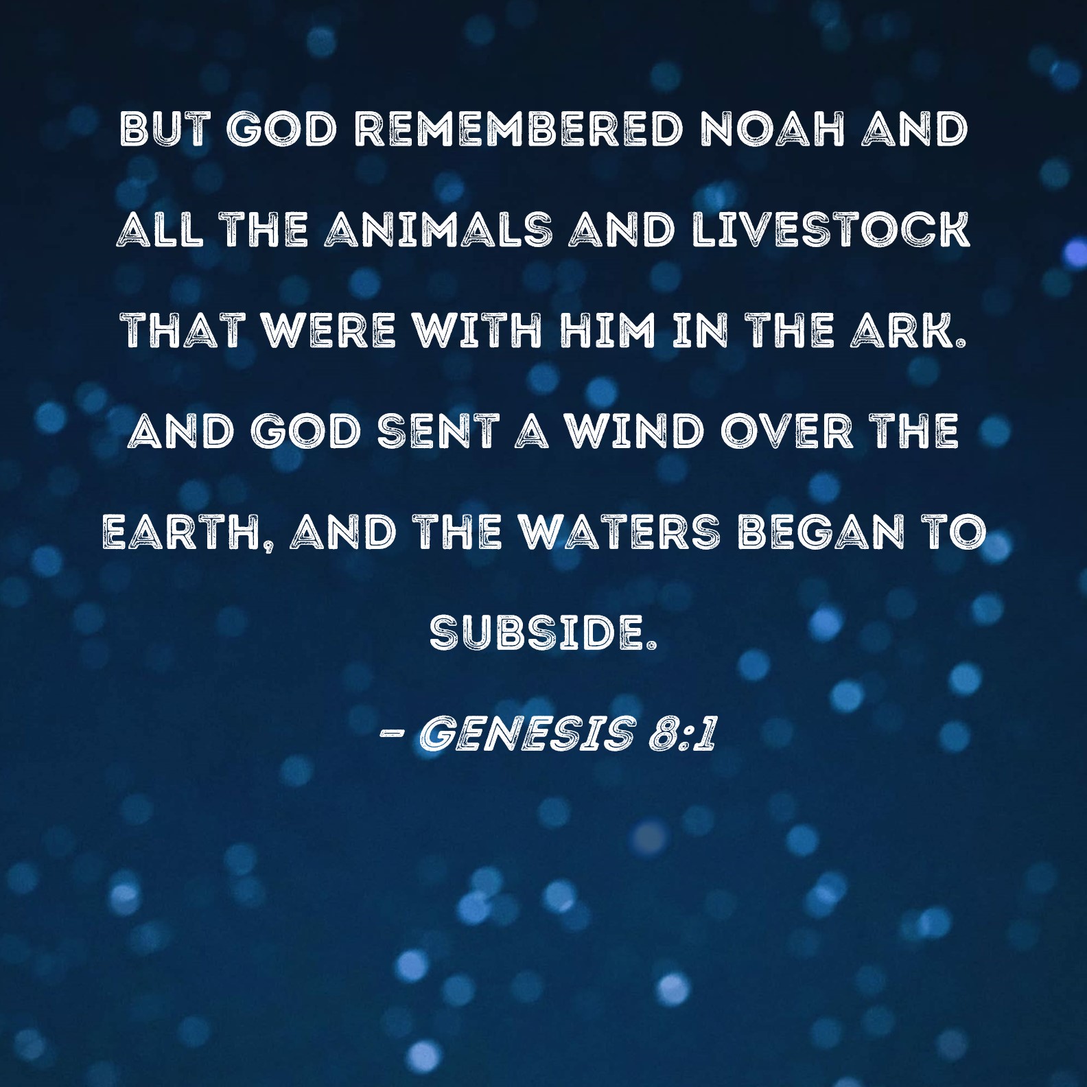 Genesis 8
