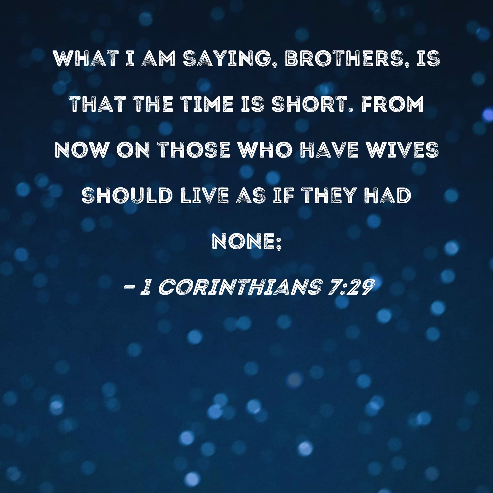1 Corinthians 7 - Holy Bible English 