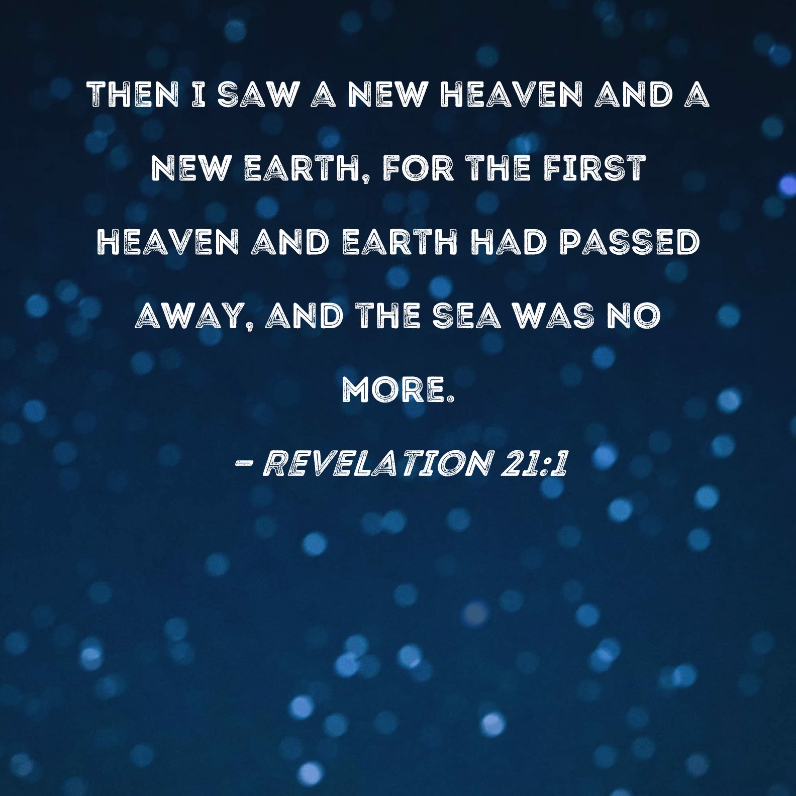 new heaven and earth