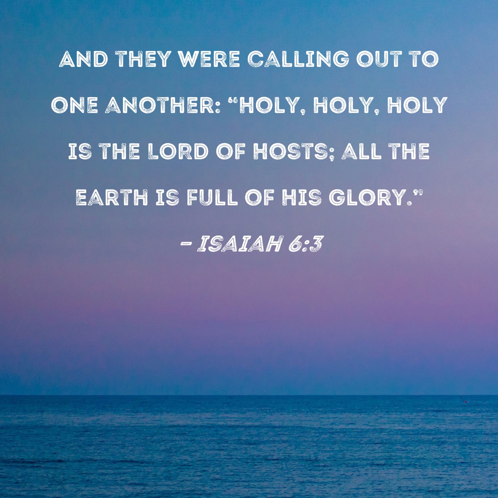 What Does it Mean That the Lord Is Holy?