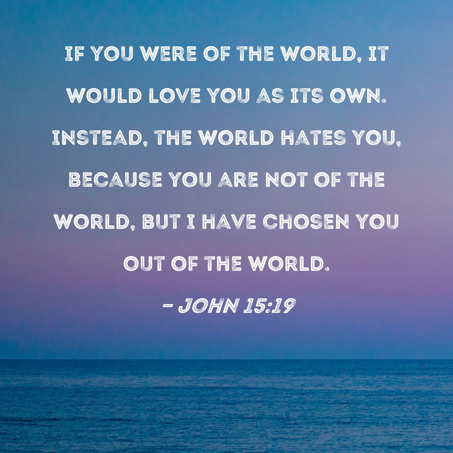 The Chosen - Jesus makes us what we're not.