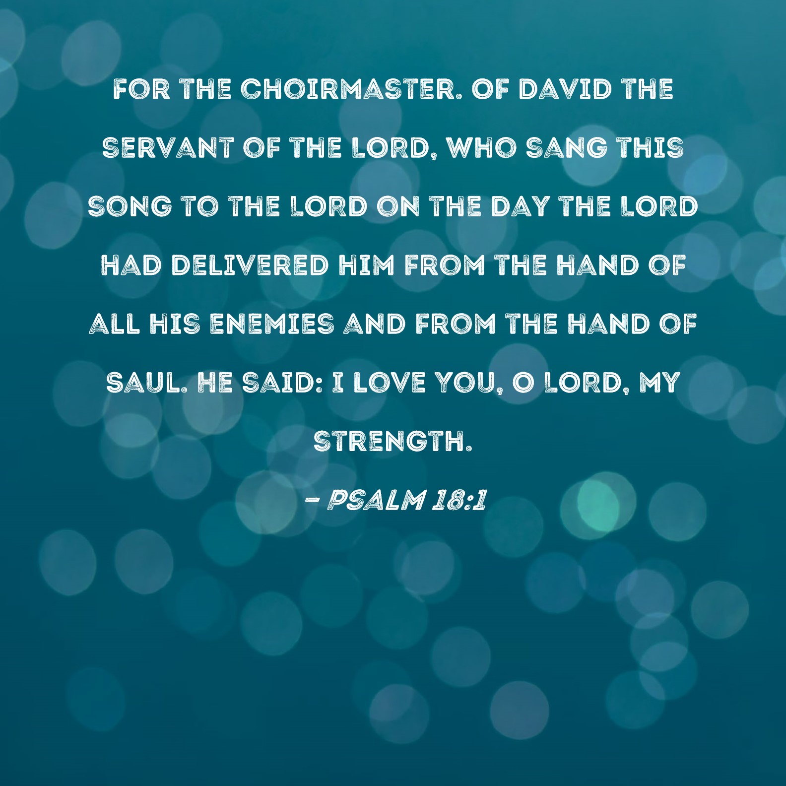 david bible psalms