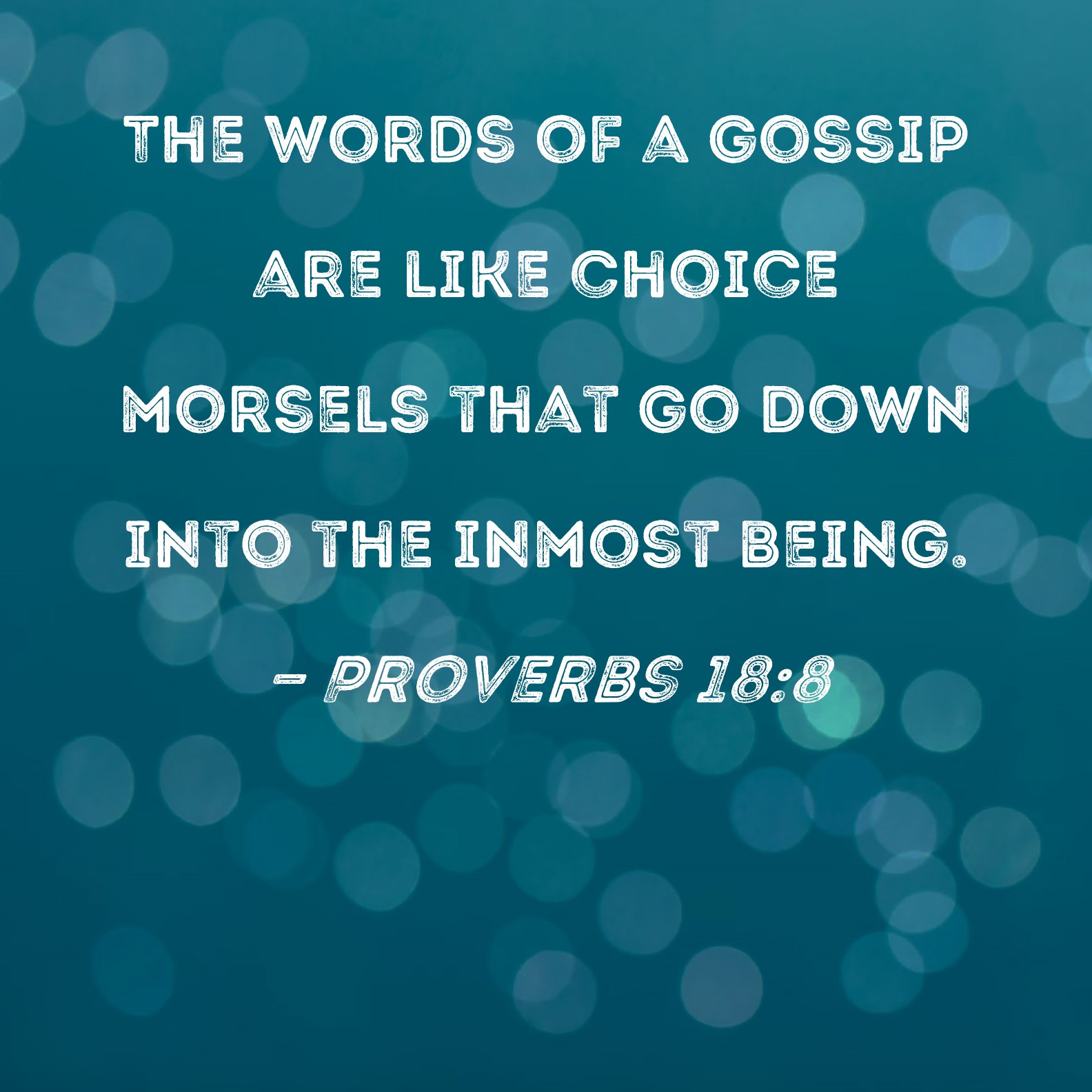 gossip bible verses